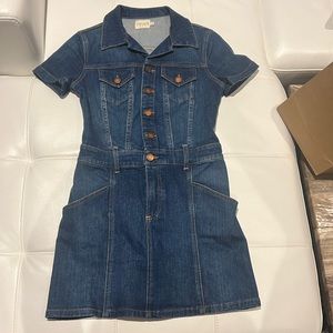 Alice and Olivia Jeans denim mini dress size 4